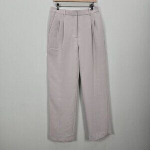 Wilfred Aritizia The effortless Pant Trouser Women's 10 Gray High Waist Wide Leg